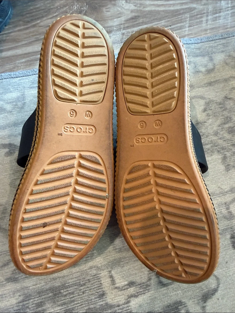 CROCS Black Brooklyn Woven Buckle Platform Sandals